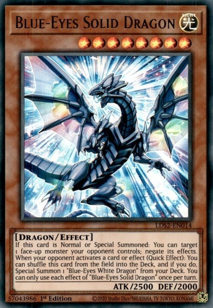 Blue-Eyes Solid Dragon (2014) (LDS2) - YuGiOh Single