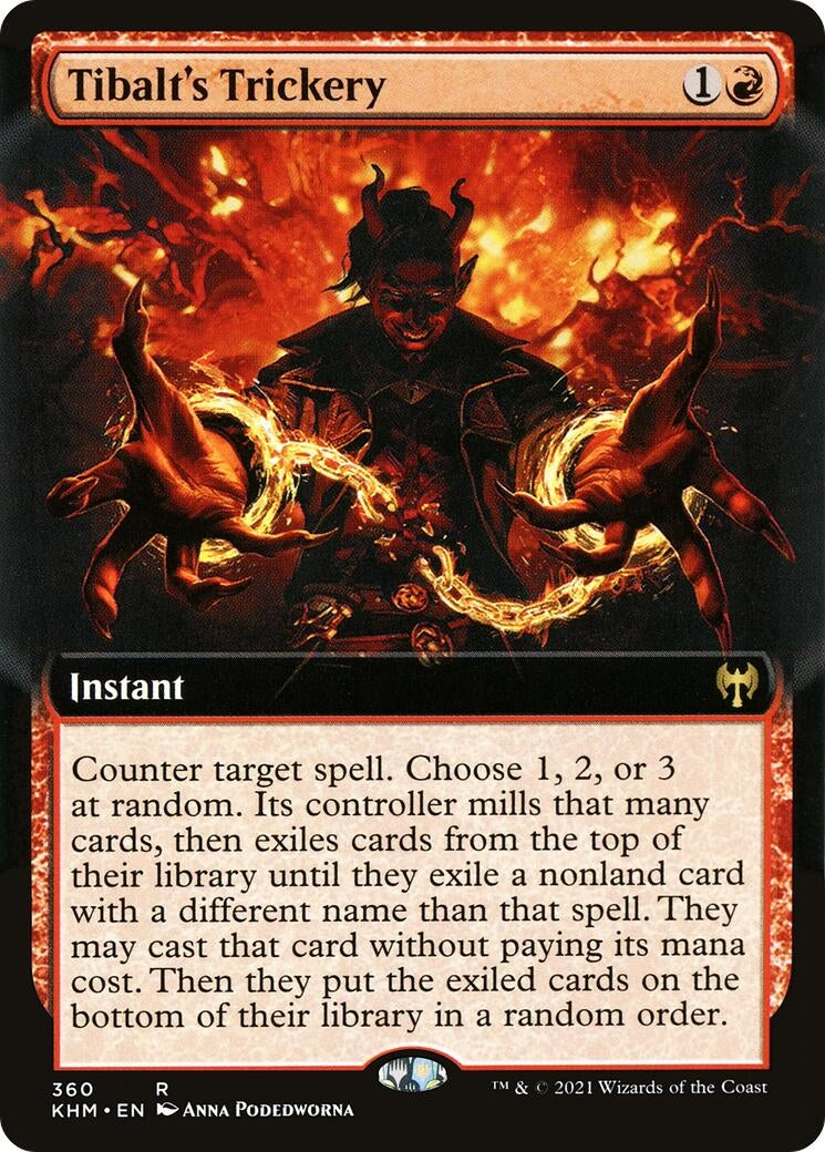 Tibalt’s Trickery (Extended Art) (360) [KHM] - MTG Single