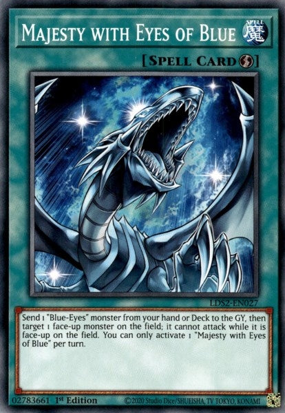 Majesty with Eyes of Blue (2027) (LDS2) - YuGiOh Single