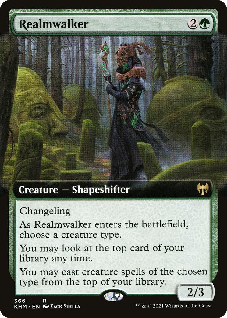Realmwalker (Extended Art) (366) [KHM] - MTG Single