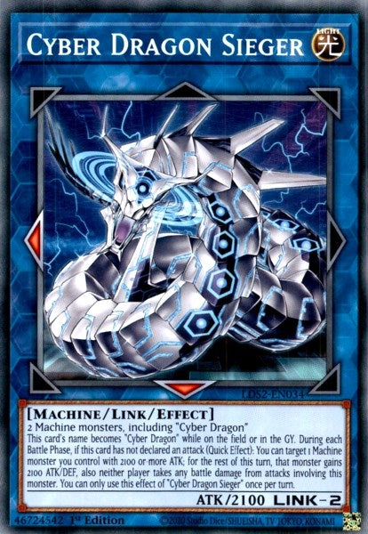 Cyber Dragon Sieger (2034) (LDS2) - YuGiOh Single