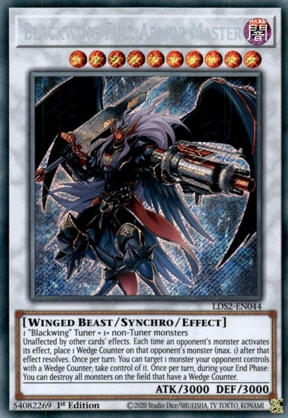 Blackwing Full Armor Master (2044) (LDS2) - YuGiOh Single
