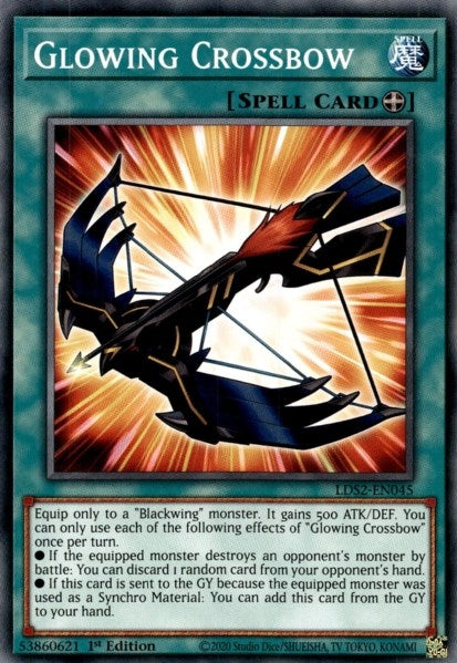 Glowing Crossbow (2045) (LDS2) - YuGiOh Single