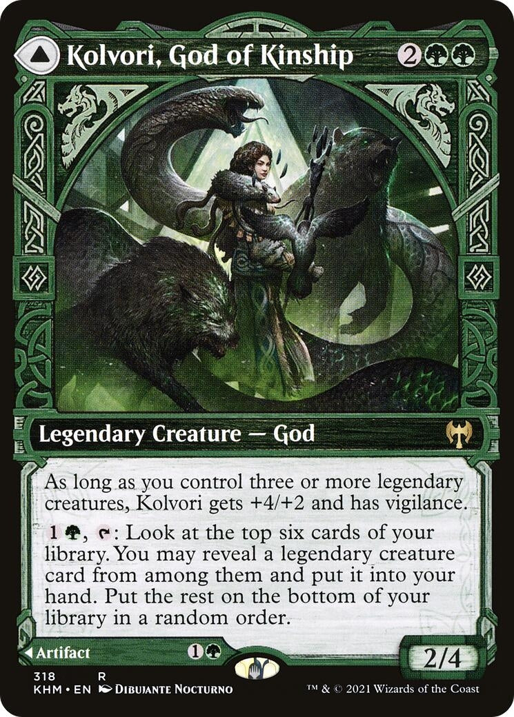 Kolvori God of Kinship (Showcase) (318) [KHM] - MTG Single