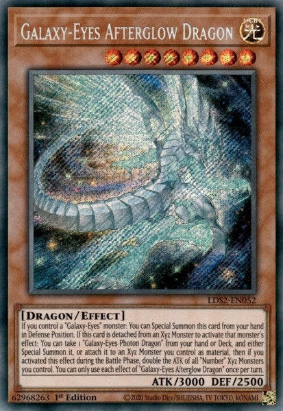 Galaxy-Eyes Afterglow Dragon (2052) (LDS2) - YuGiOh Single