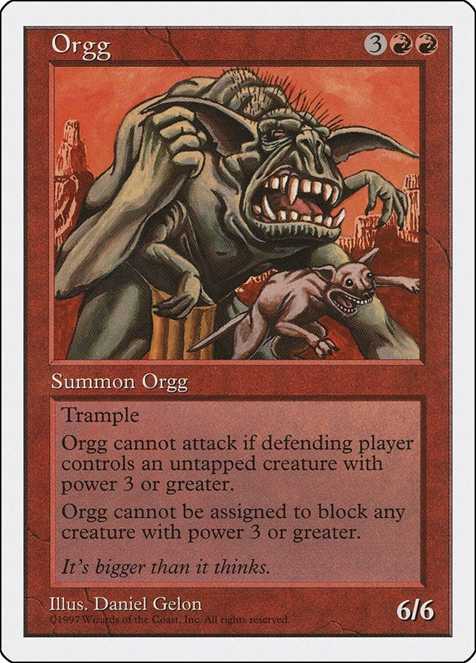 Orgg [5ED] - MTG Single