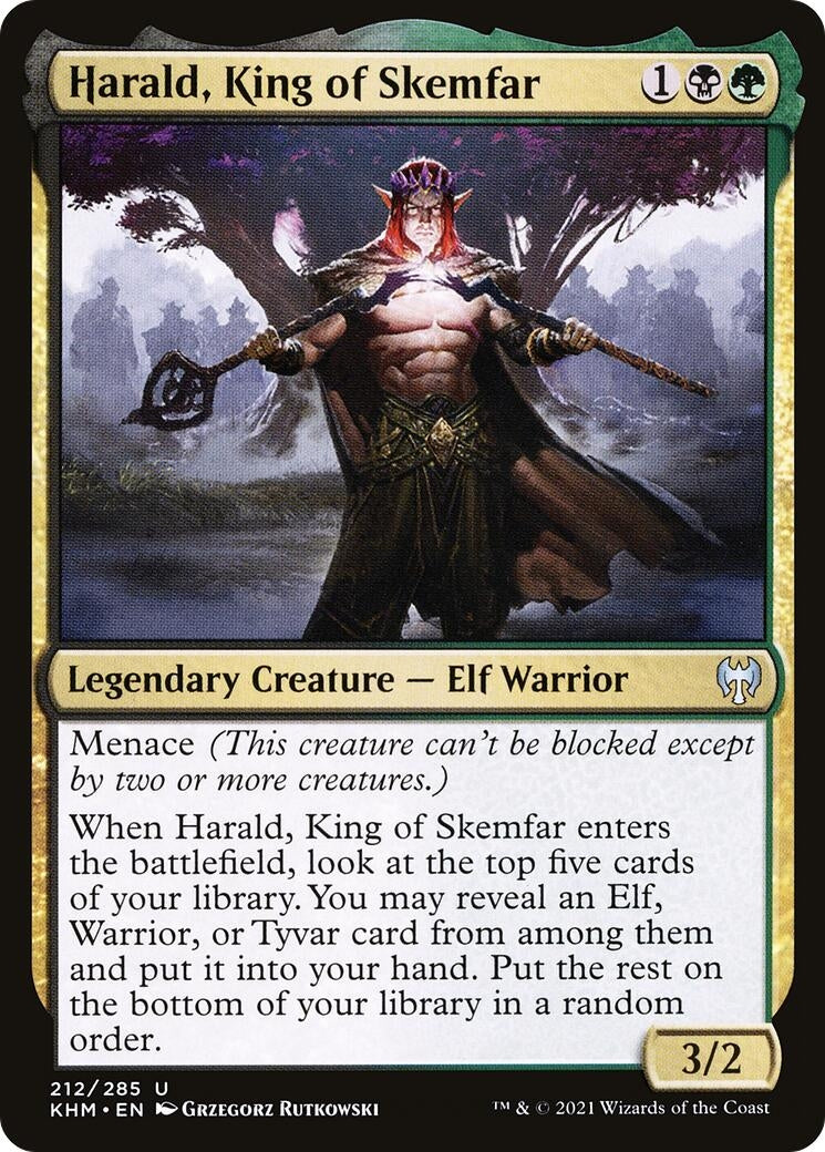 Harald King of Skemfar (212) [KHM] - MTG Single