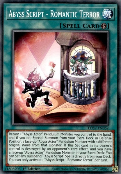 Abyss Script - Romantic Terror (2062) (LDS2) - YuGiOh Single