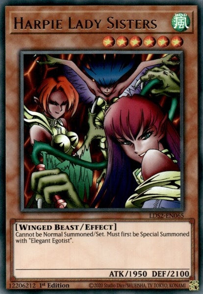 Harpie Lady Sisters (2065) (LDS2) - YuGiOh Single