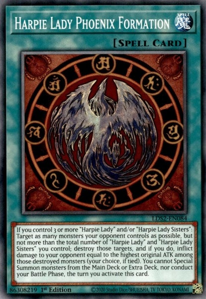 Harpie Lady Phoenix Formation (2084) (LDS2) - YuGiOh Single