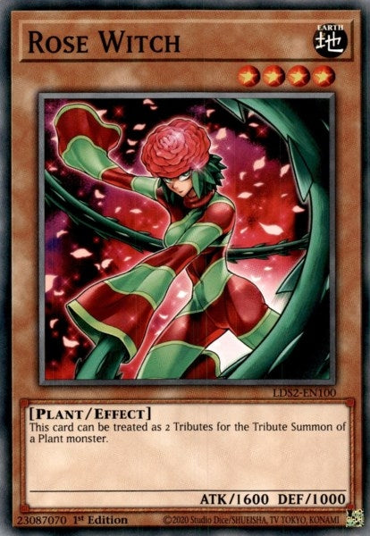 Rose Witch (2100) (LDS2) - YuGiOh Single