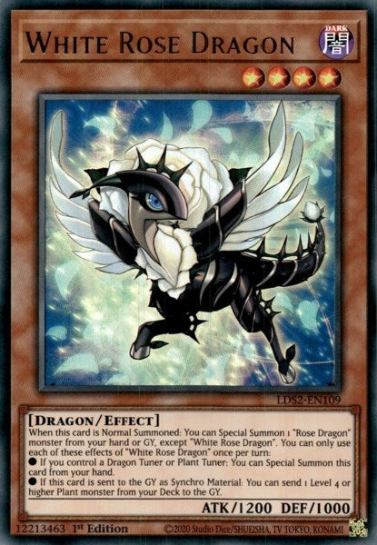 White Rose Dragon (2109) (LDS2) - YuGiOh Single