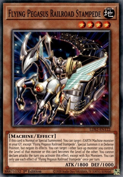 Flying Pegasus Railroad Stampede (2122) (LDS2) - YuGiOh Single