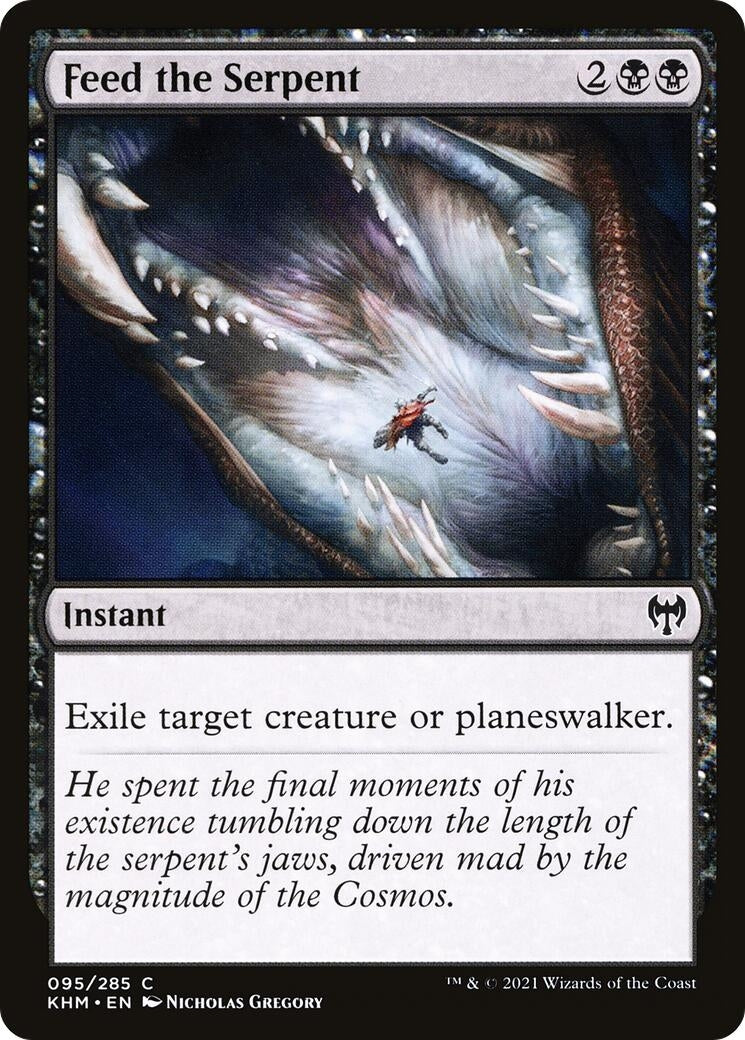 Feed the Serpent (95) [KHM] - MTG Single