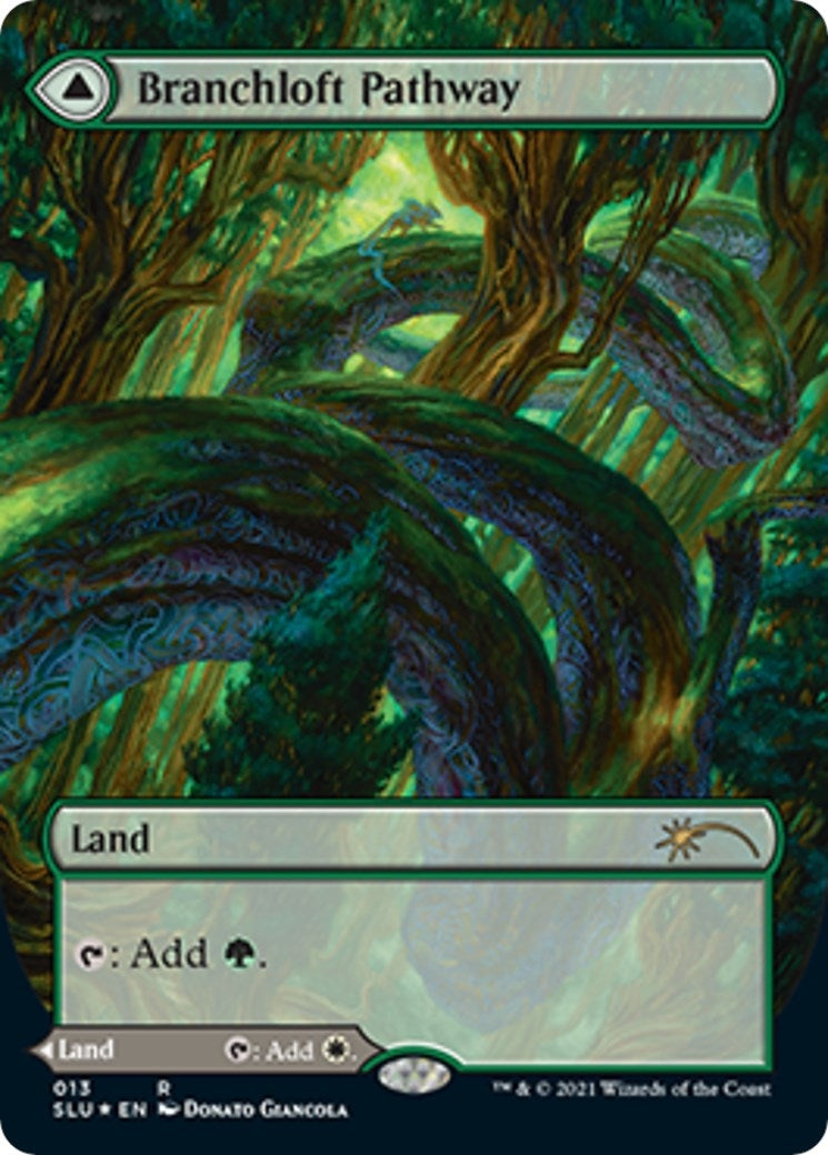 Branchloft Pathway (Borderless) (13) [SLU] - MTG Single