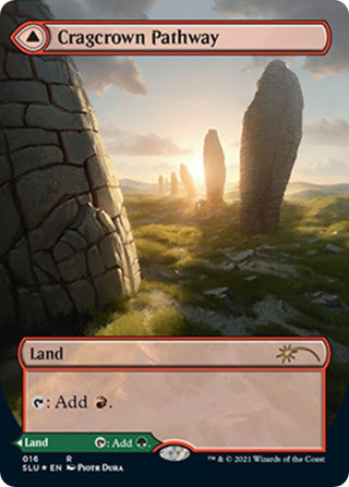 Cragcrown Pathway (Borderless) (16) [SLU] - MTG Single