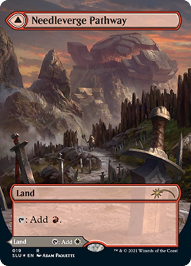 Needleverge Pathway (Borderless) (19) [SLU] - MTG Single
