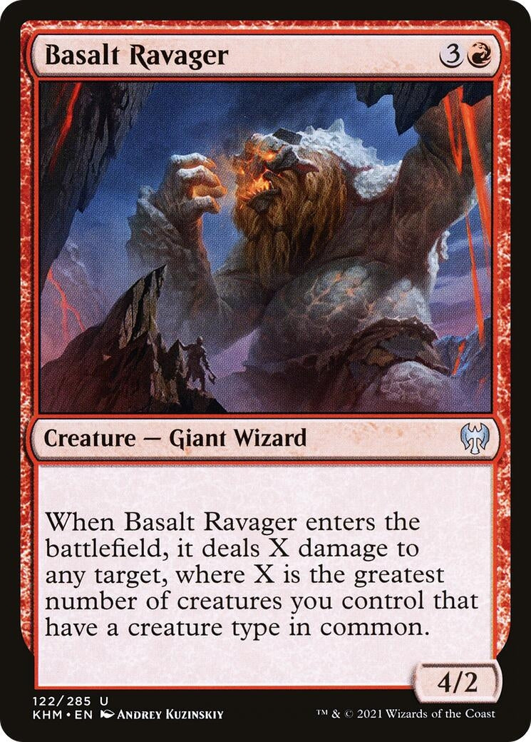 Basalt Ravager (122) [KHM] - MTG Single