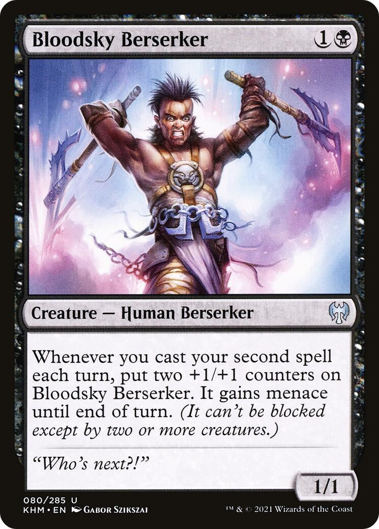 Bloodsky Berserker (80) [KHM] - MTG Single