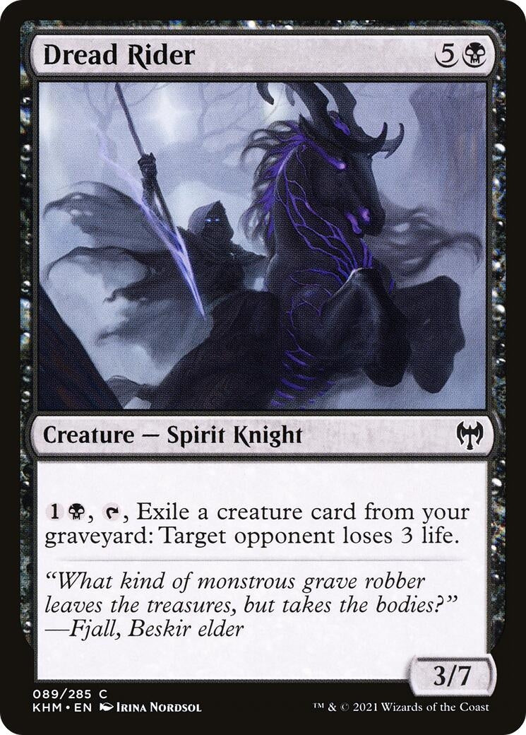 Dread Rider (89) [KHM] - MTG Single