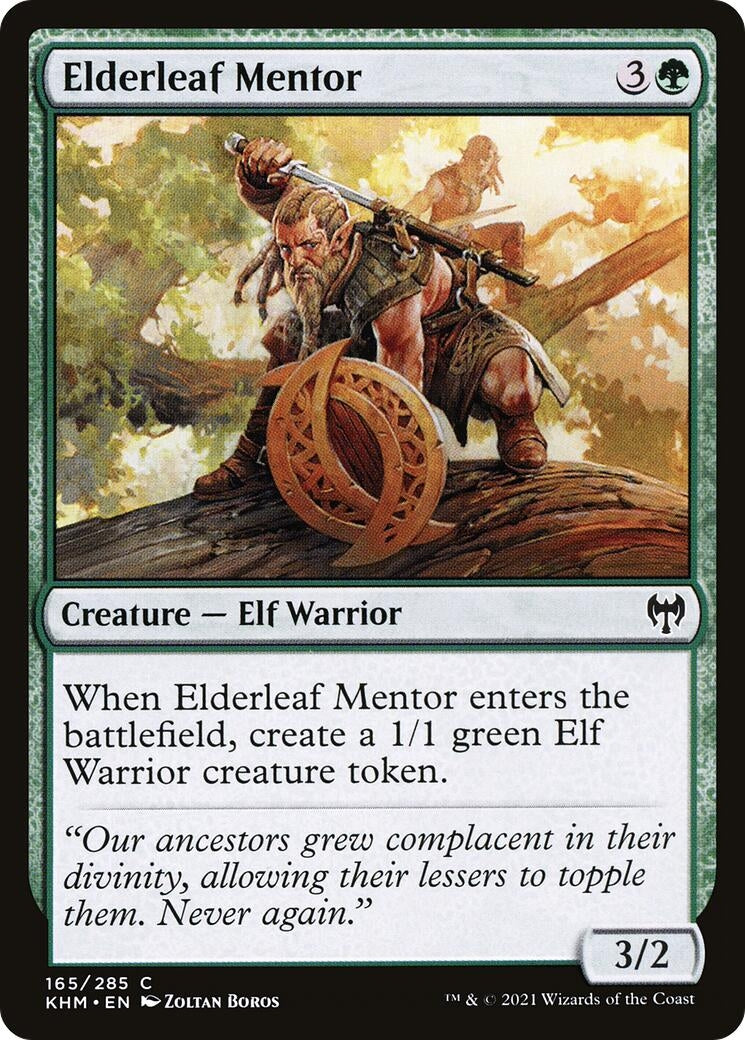 Elderleaf Mentor (165) [KHM] - MTG Single