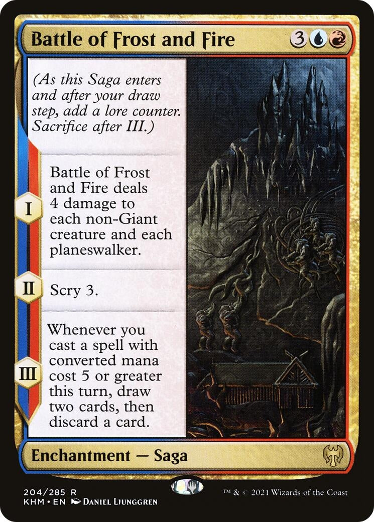 Battle of Frost and Fire (204) [KHM] - MTG Single