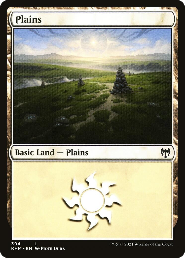 Plains (394) [KHM] - MTG Single