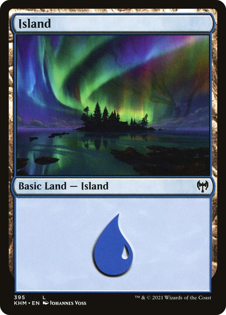 Island (395) [KHM] - MTG Single