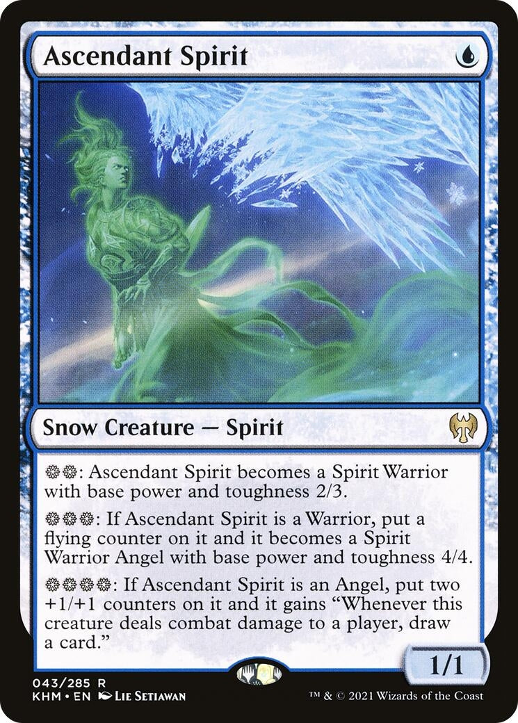 Ascendant Spirit (43) [KHM] - MTG Single