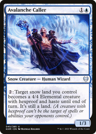Image for Avalanche Caller (45) (Kaldheim) - Magic: The Gathering