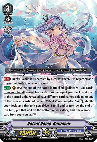 Velvet Voice Raindear (15010) [V-EB15] - Cardfight Vanguard Single