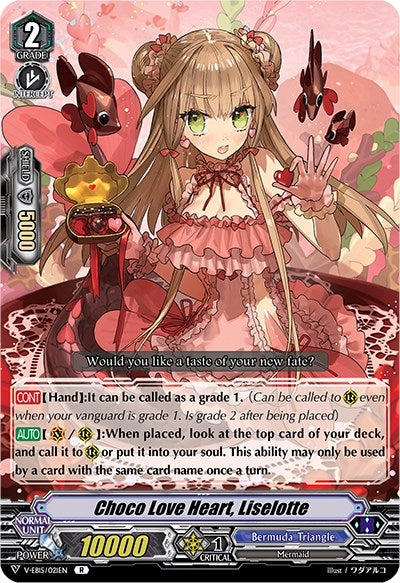 Choco Love Heart Liselotte (15021) [V-EB15] - Cardfight Vanguard Single