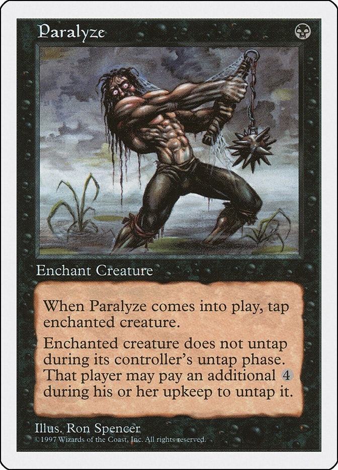 Paralyze [5ED] - MTG Single