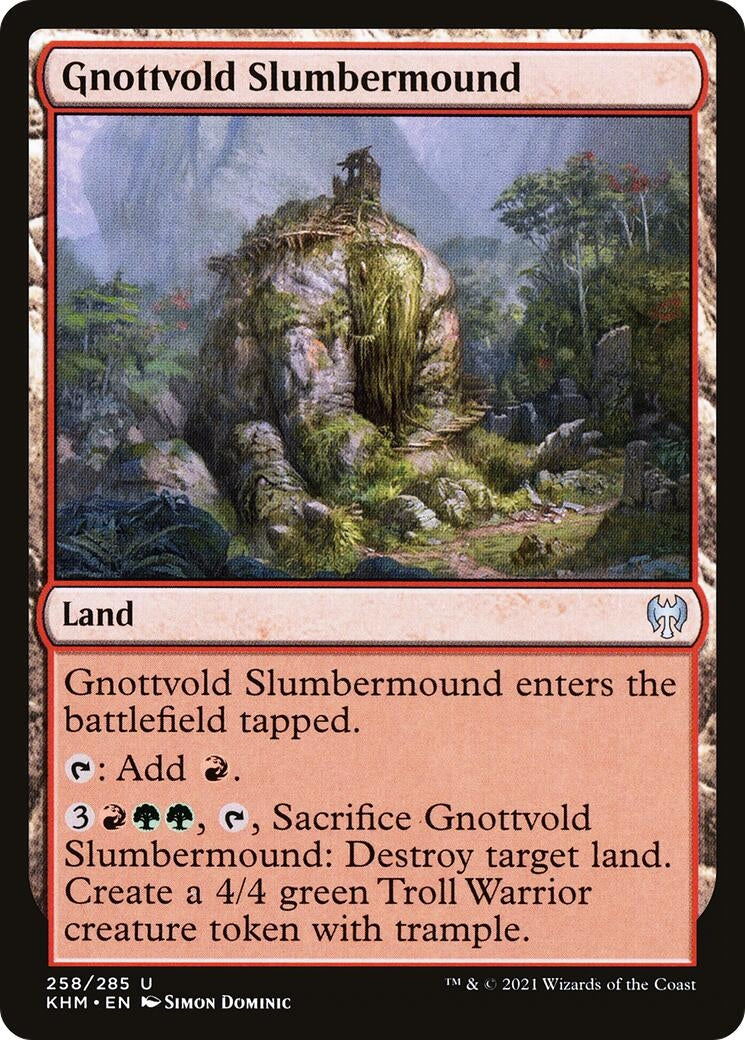 Gnottvold Slumbermound (258) [KHM] - MTG Single