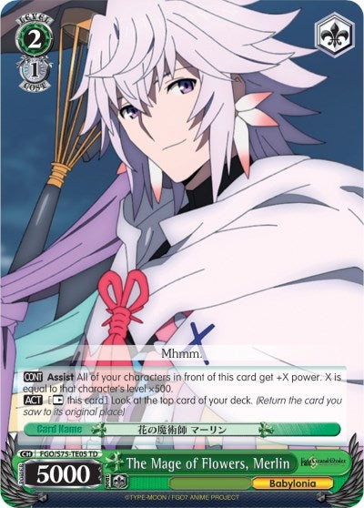 The Mage of Flowers Merlin (7505) [FGO/S75] - Weiss Schwarz Single