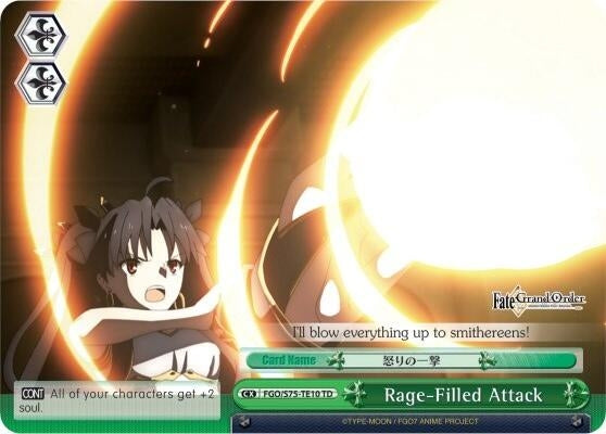 Rage-Filled Attack (7510) [FGO/S75] - Weiss Schwarz Single