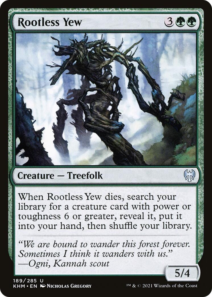 Rootless Yew (189) [KHM] - MTG Single