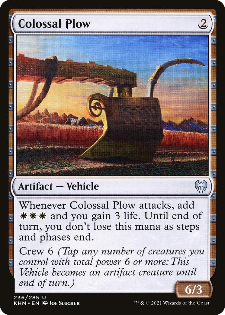 Colossal Plow (236) [KHM] - MTG Single
