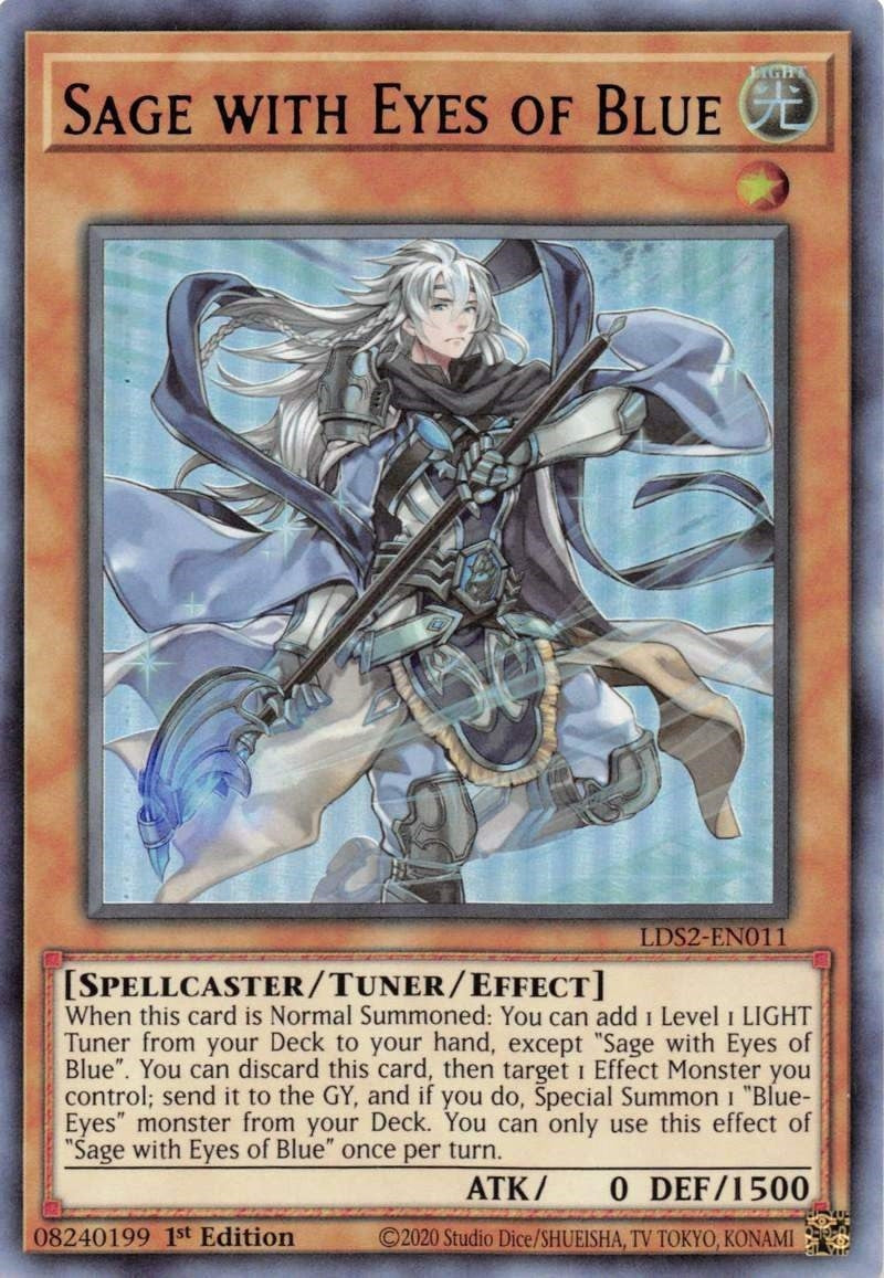 Sage with Eyes of Blue (Purple) (2011) (LDS2) - YuGiOh Single