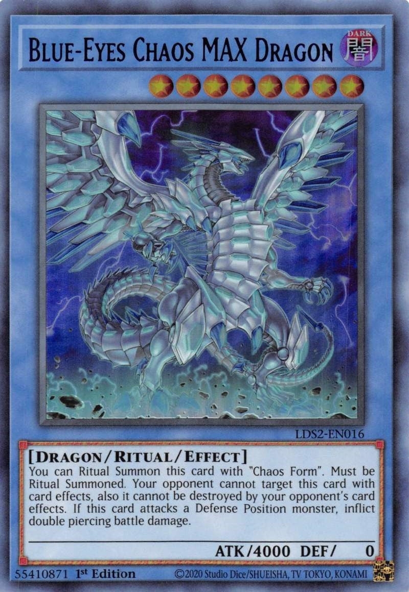 Blue-Eyes Chaos MAX Dragon (Purple) (2016) (LDS2) - YuGiOh Single