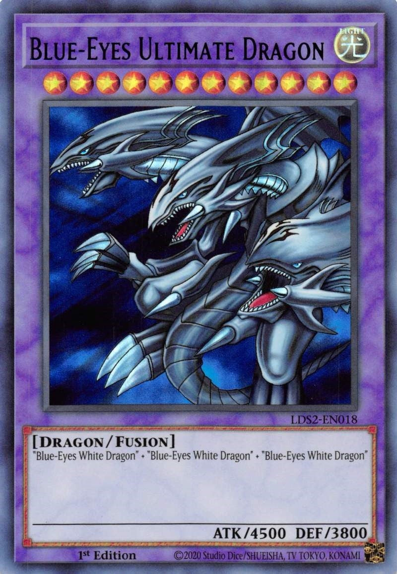 Blue-Eyes Ultimate Dragon (Purple) (2018) (LDS2) - YuGiOh Single