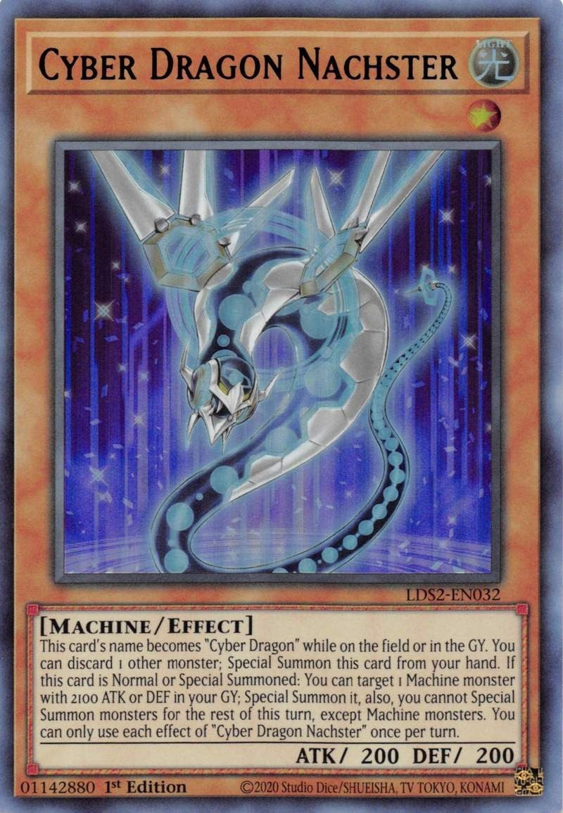 Cyber Dragon Nachster (Blue) (2032) (LDS2) - YuGiOh Single