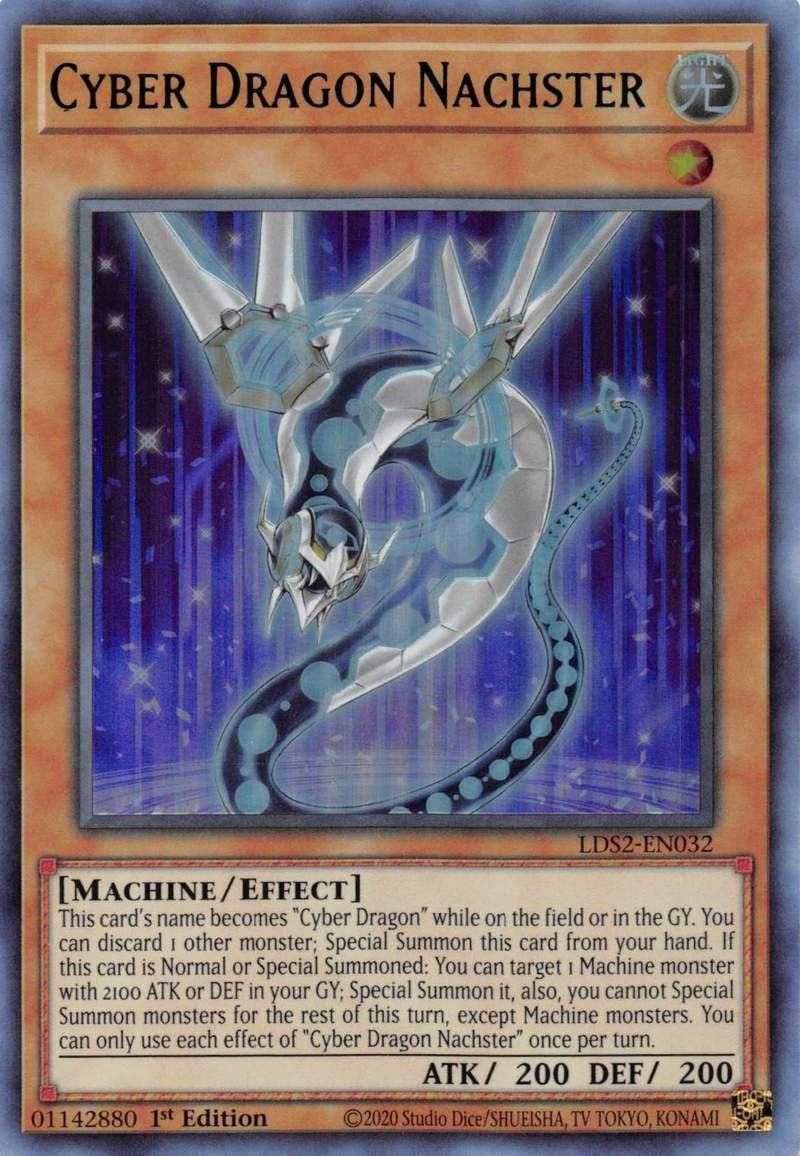 Cyber Dragon Nachster (Green) (2032) (LDS2) - YuGiOh Single