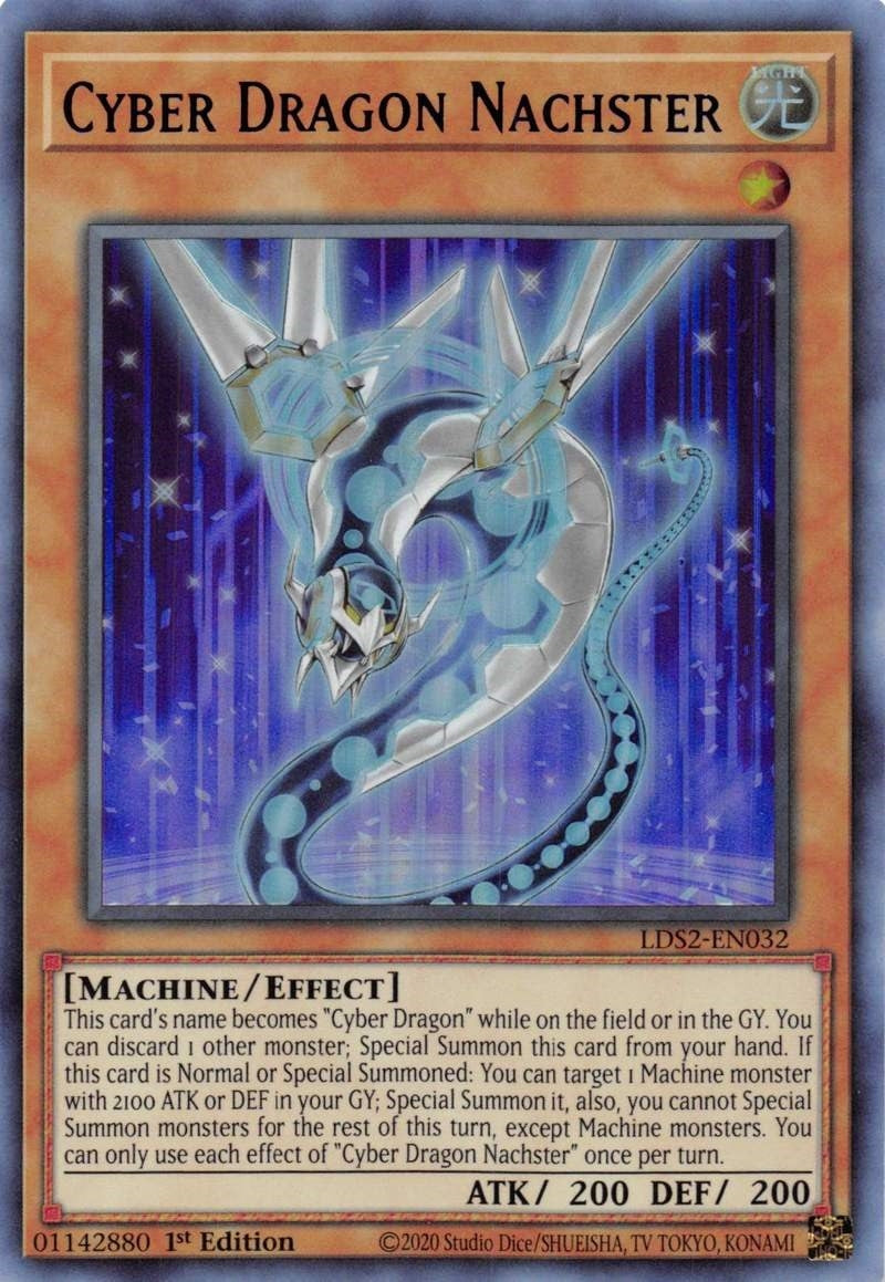 Cyber Dragon Nachster (Purple) (2032) (LDS2) - YuGiOh Single