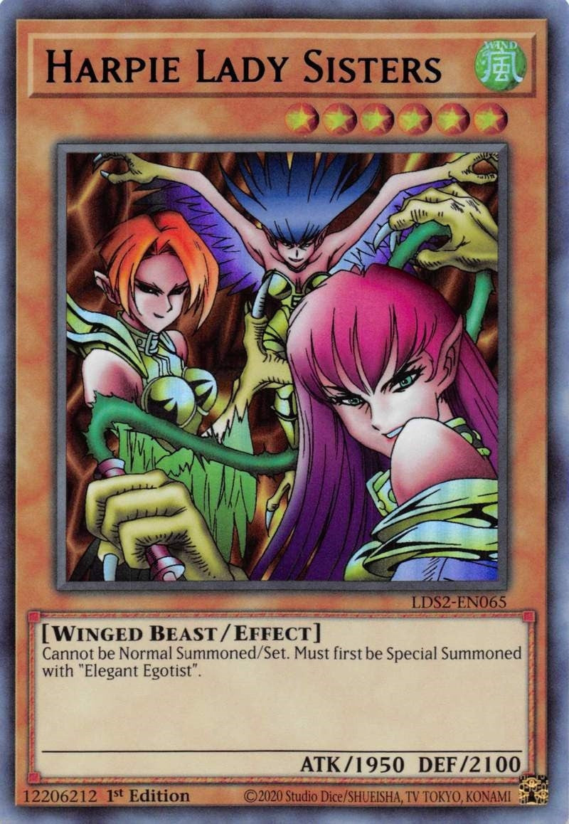 Harpie Lady Sisters (Blue) (2065) (LDS2) - YuGiOh Single
