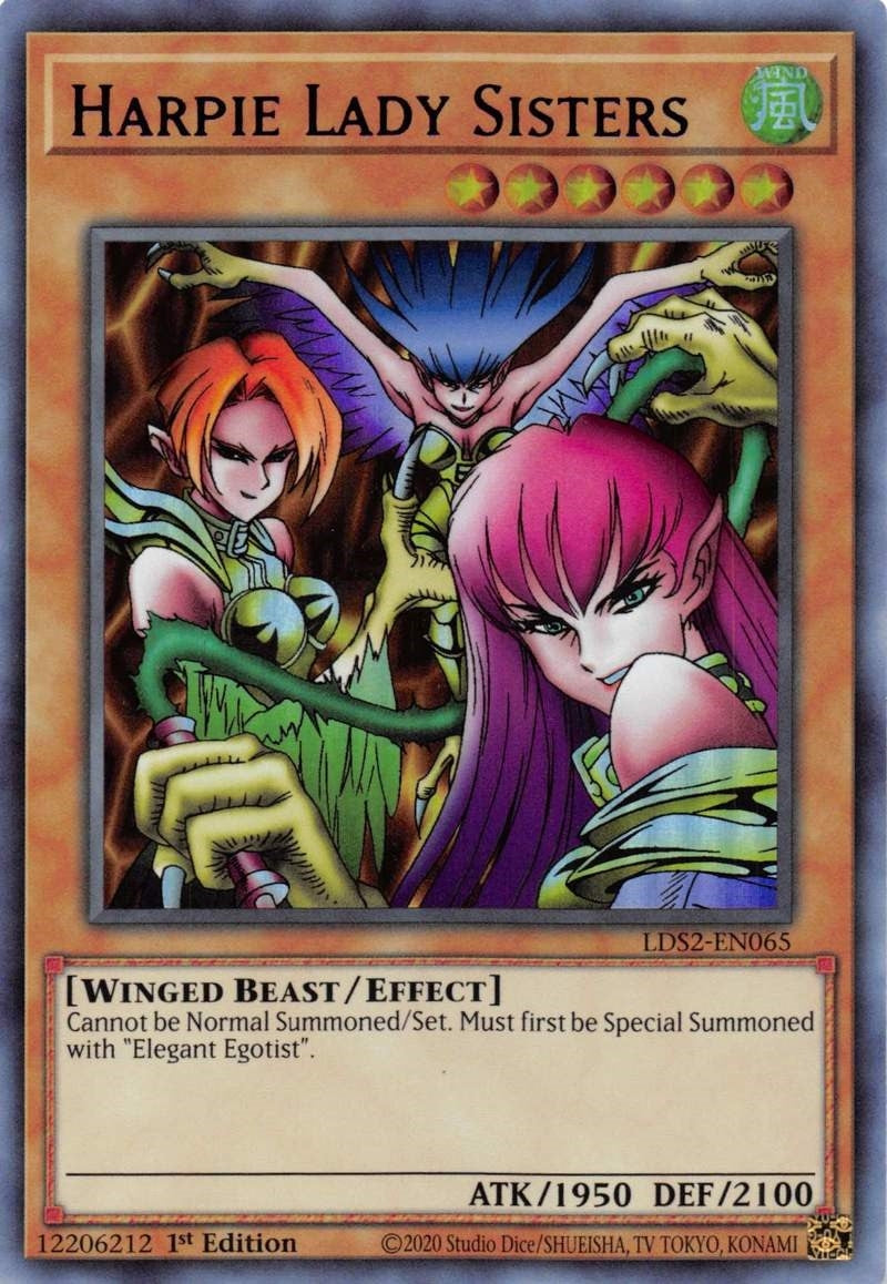 Harpie Lady Sisters (Purple) (2065) (LDS2) - YuGiOh Single