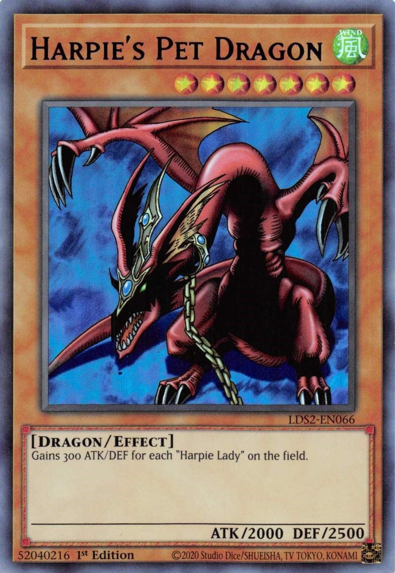 Harpie’s Pet Dragon (Purple) (2066) (LDS2) - YuGiOh Single