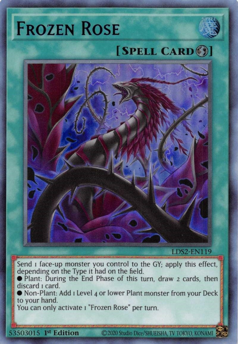 Frozen Rose (Purple) (2119) (LDS2) - YuGiOh Single
