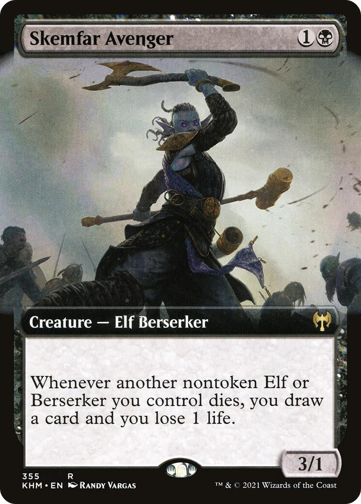 Skemfar Avenger (Extended Art) (355) [KHM] - MTG Single