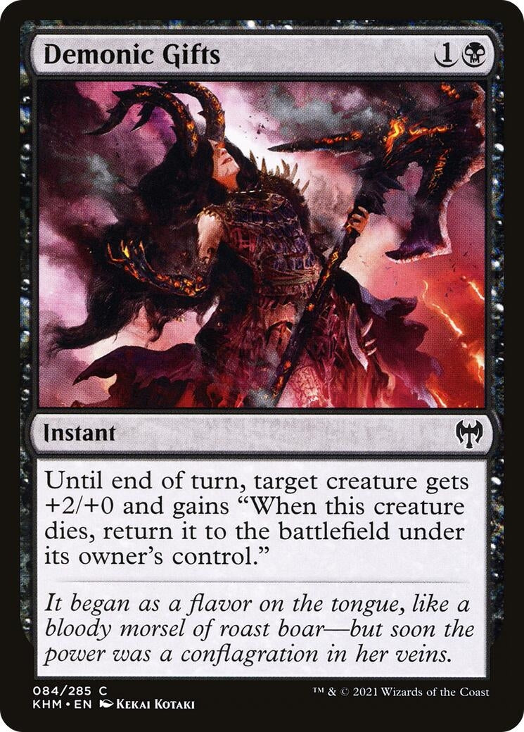 Demonic Gifts (84) [KHM] - MTG Single